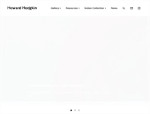 Tablet Screenshot of howard-hodgkin.com